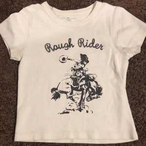 rough rider cream top